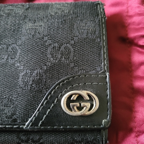 Gucci Black Wallet-EUC - Picture 8 of 14